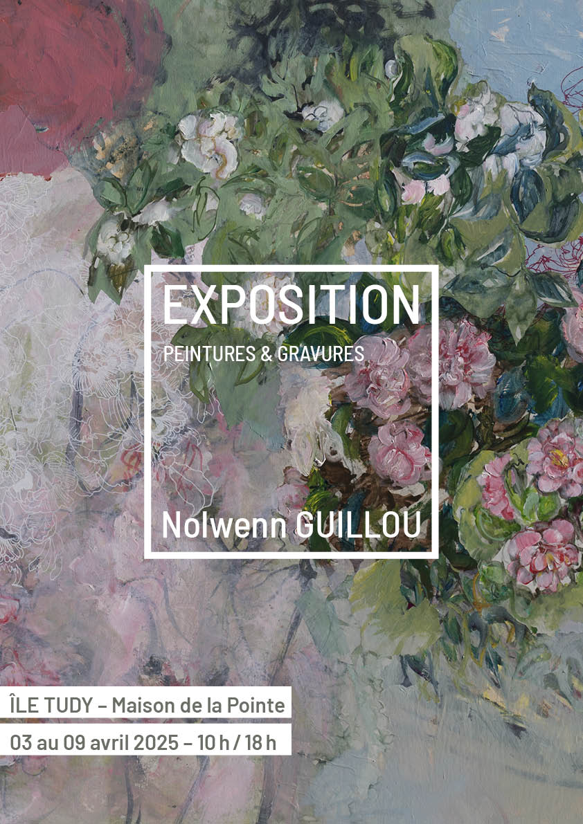 exposition à la maison de la Pointe à l'Île Tudy de Nolwenn Guillou