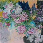 Rodhos - Contrastes – techniques mixtes — 0,80m x 0,80m
