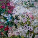 Rhodos en mélange – techniques mixtes — 1,60m x 1,20m